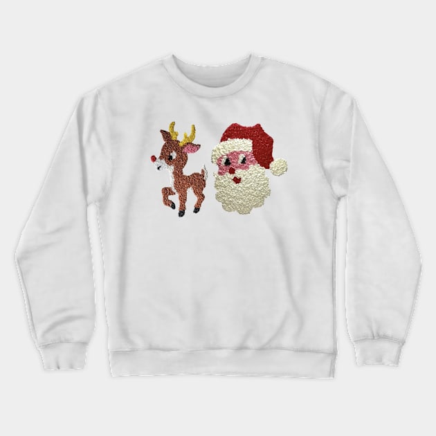 (rein)Dear Santa Crewneck Sweatshirt by Eugene and Jonnie Tee's